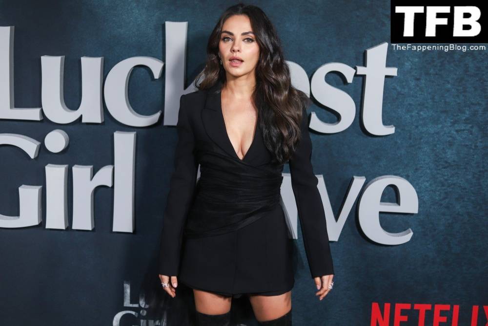 Mila Kunis Poses on the Red Carpet at the New York Premiere of Netflix 19s 18Luckiest Girl Alive 19 - #77