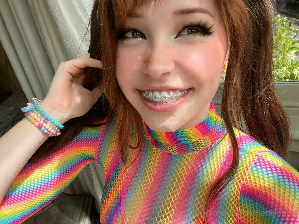 Belle Delphine Rainbow Bunny Onlyfans Set Leaked - #11