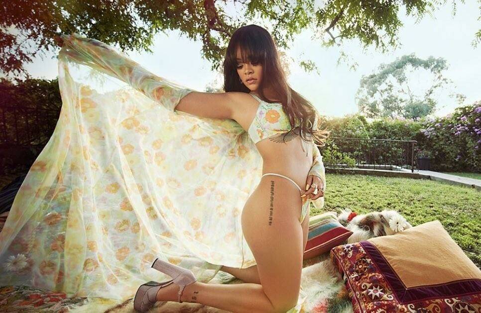 Rihanna Thong Bikini Picnic Photoshoot Set Leaked - #3