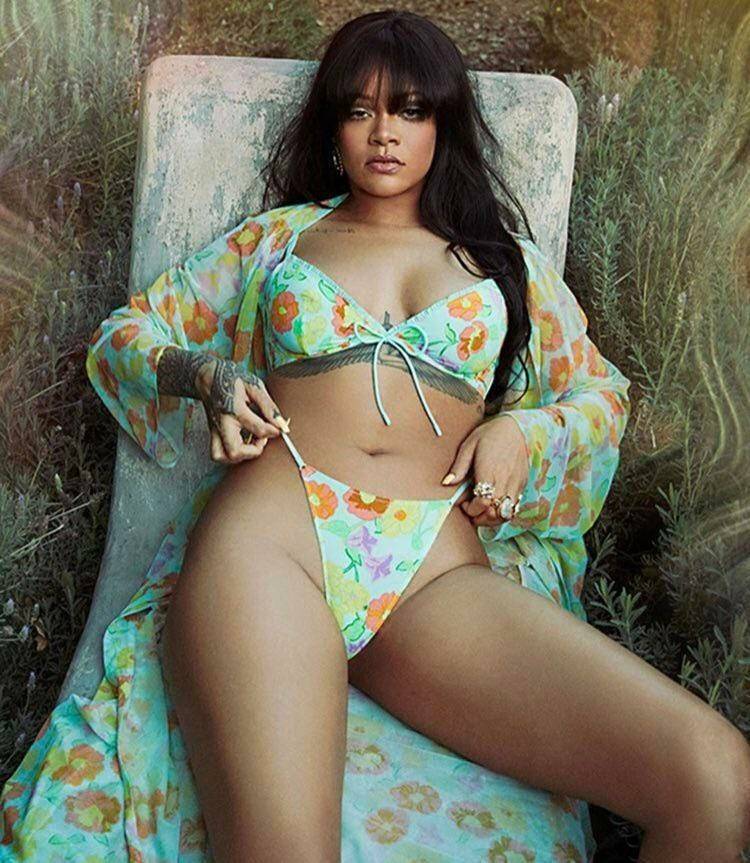 Rihanna Thong Bikini Picnic Photoshoot Set Leaked - #5