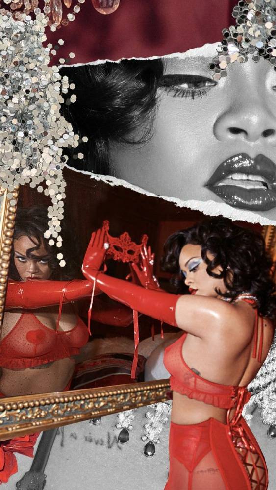 Rihanna See Through Lingerie Photoshoot Set Leaked - #11