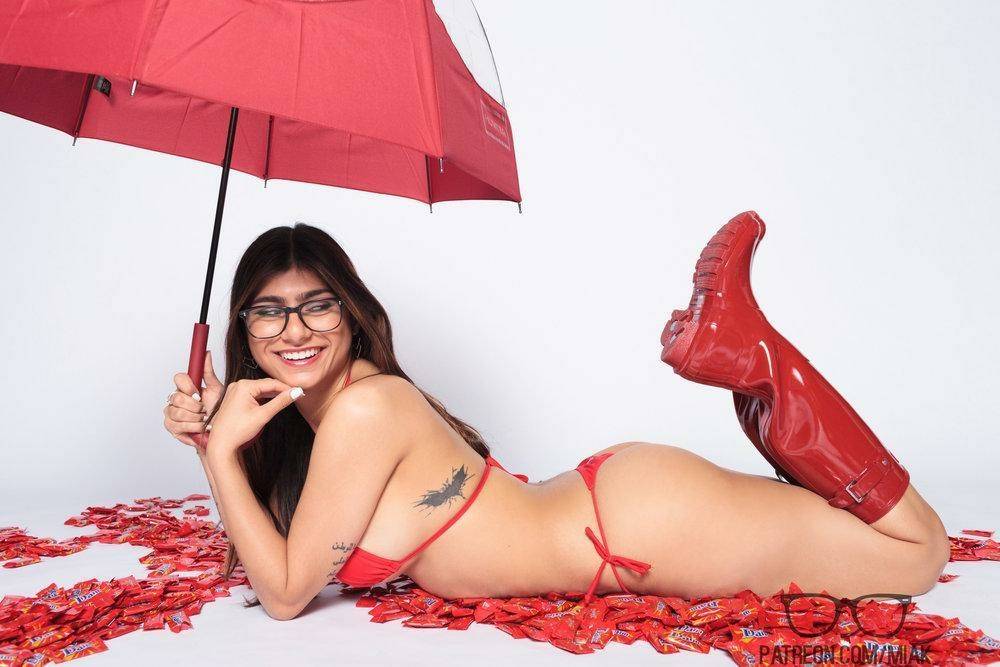 Mia Khalifa Bikini Rain Boots Photoshoot Set Leaked - #10