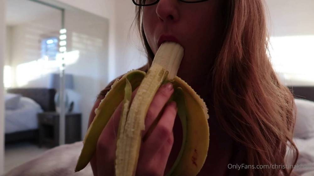 Christina Khalil Banana Deepthroat Onlyfans photo - #16