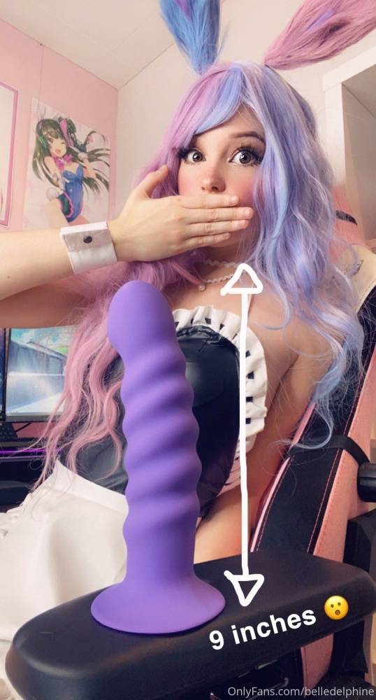 Belle Delphine Purple Dildo Leaked Onlyfans Set - #5