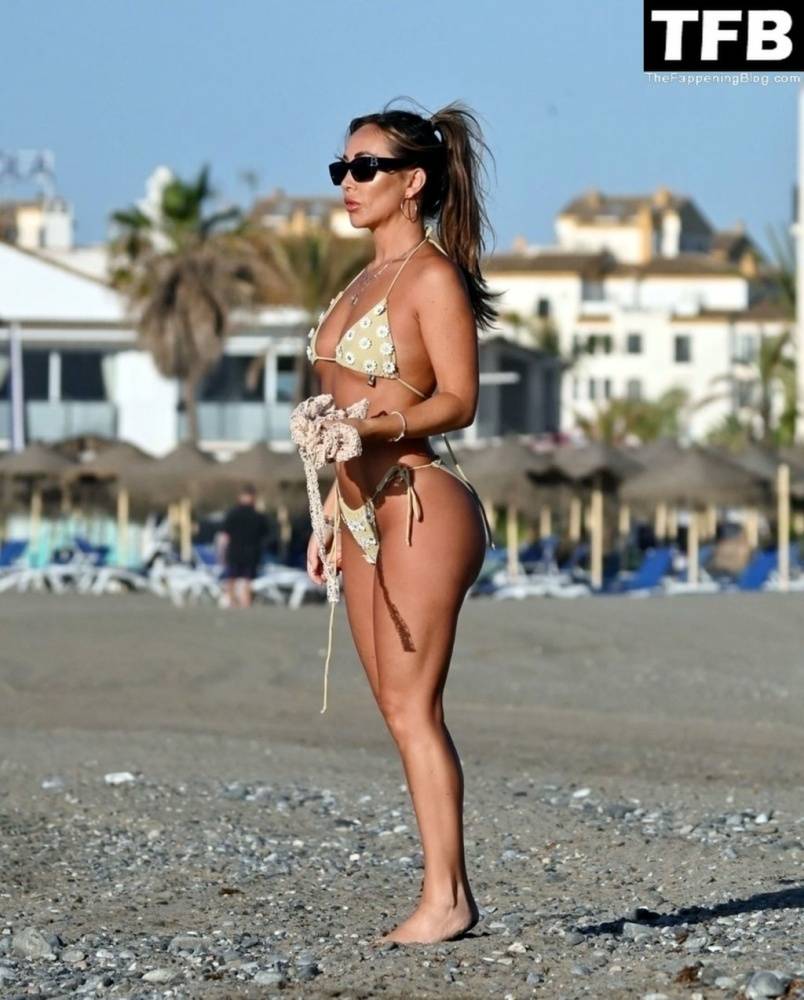 Lauryn Goodman Shows Off Her Sexy Bikini Body on the Beach in Marbella - #15