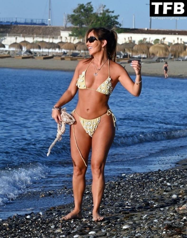 Lauryn Goodman Shows Off Her Sexy Bikini Body on the Beach in Marbella - #20