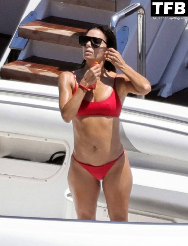 Eva Longoria Showcases Her Stunning Figure and Ass Crack in a Red Bikini on Holiday in Capri - #18