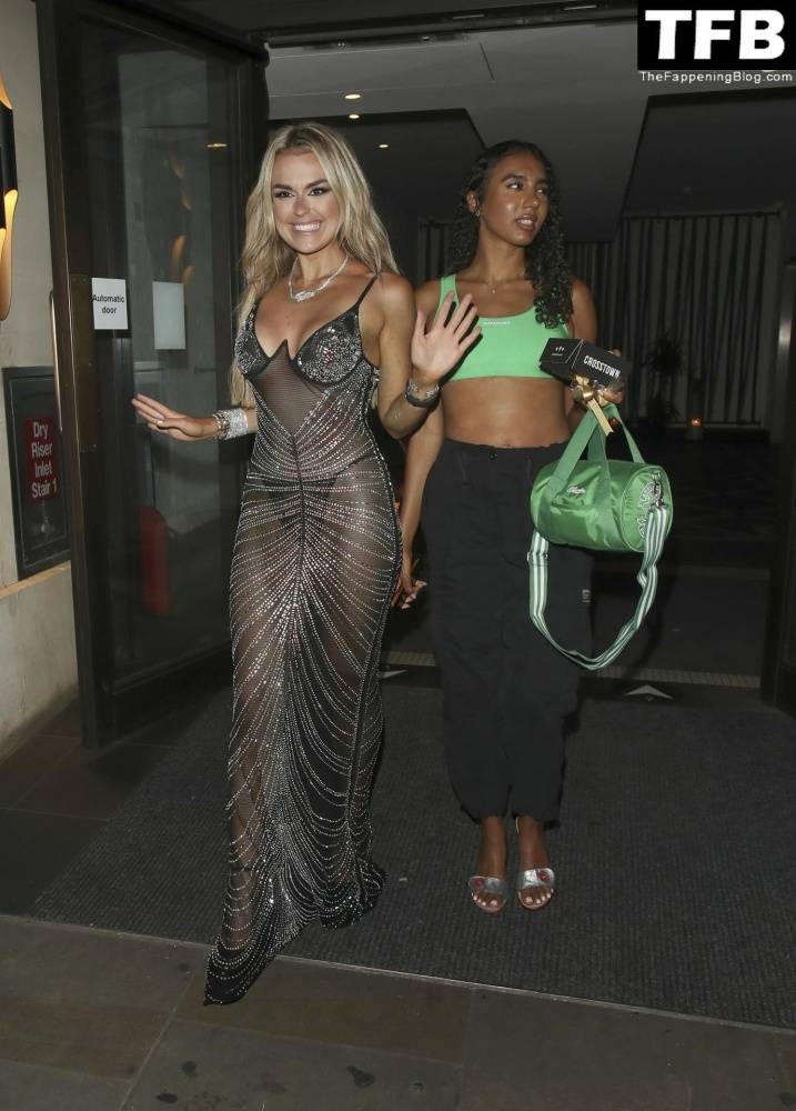 Tallia Storm Looks Hot in a See-Through Dress After the TOWIE Season Launch Party - #9