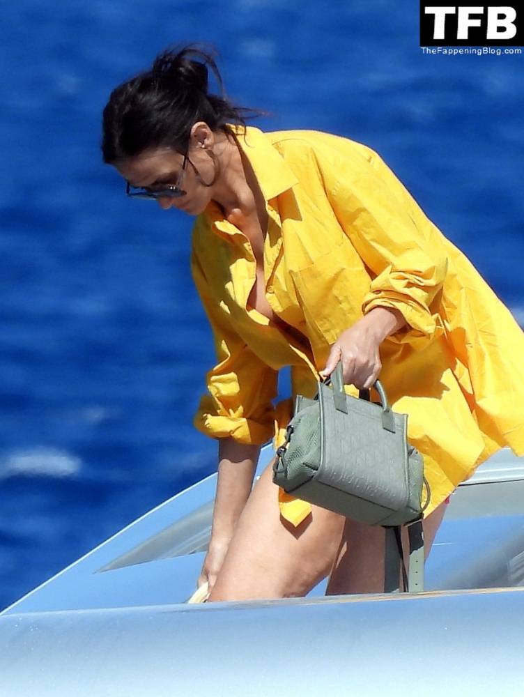 Demi Moore Looks Sensational at 59 in a Red Bikini on Vacation in Greece - #5