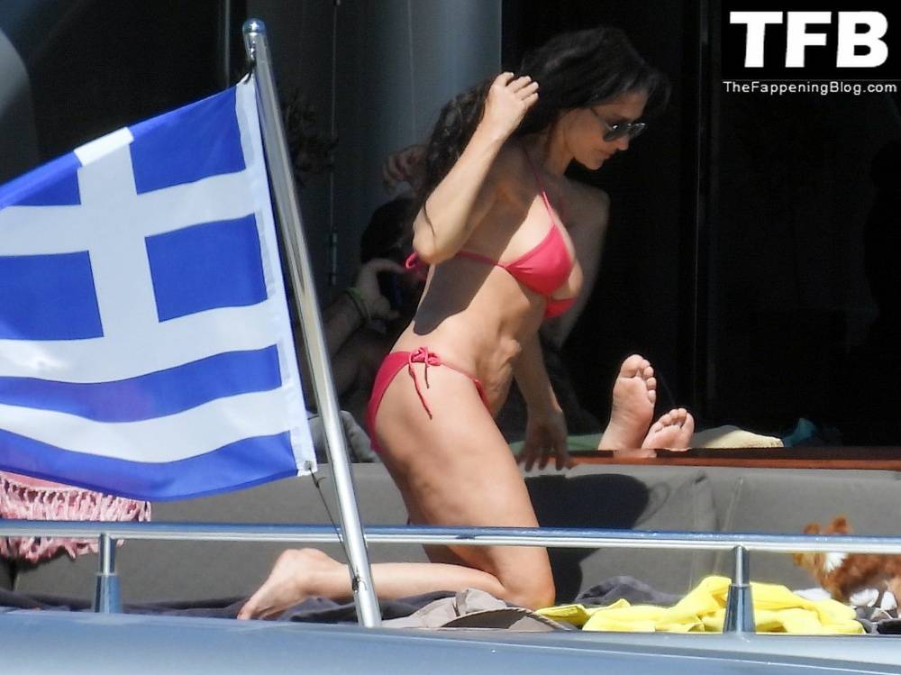 Demi Moore Looks Sensational at 59 in a Red Bikini on Vacation in Greece - #11