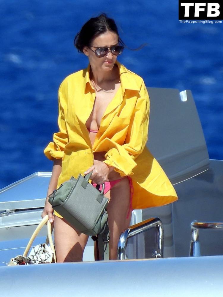 Demi Moore Looks Sensational at 59 in a Red Bikini on Vacation in Greece - #46