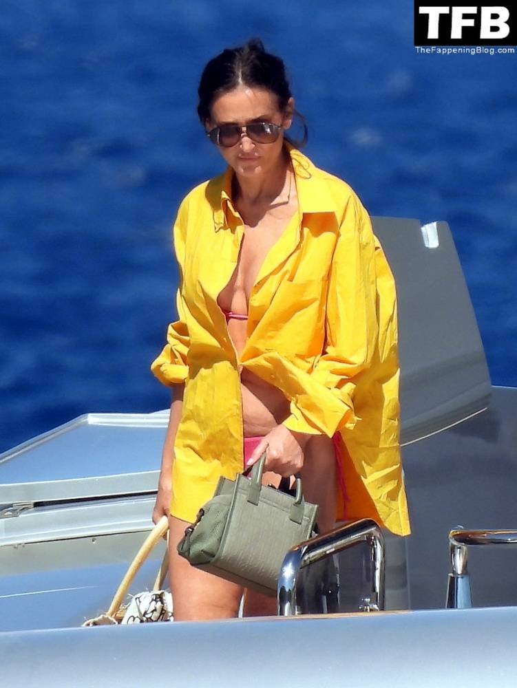 Demi Moore Looks Sensational at 59 in a Red Bikini on Vacation in Greece - #38