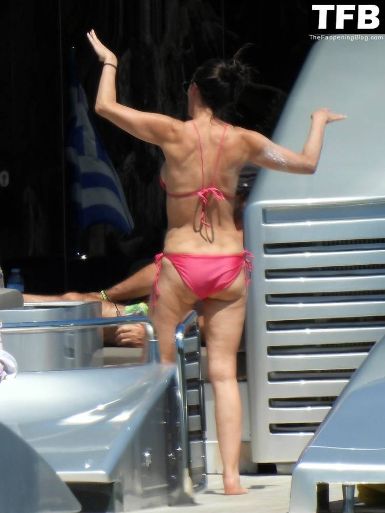 Demi Moore Looks Sensational at 59 in a Red Bikini on Vacation in Greece - #2