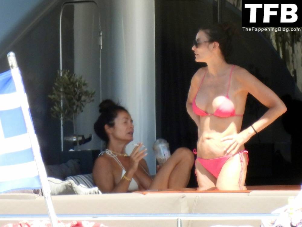 Demi Moore Looks Sensational at 59 in a Red Bikini on Vacation in Greece - #55