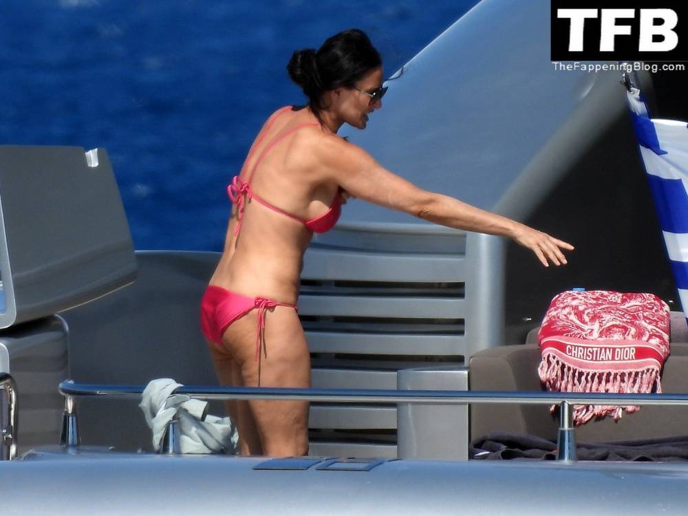 Demi Moore Looks Sensational at 59 in a Red Bikini on Vacation in Greece - #7