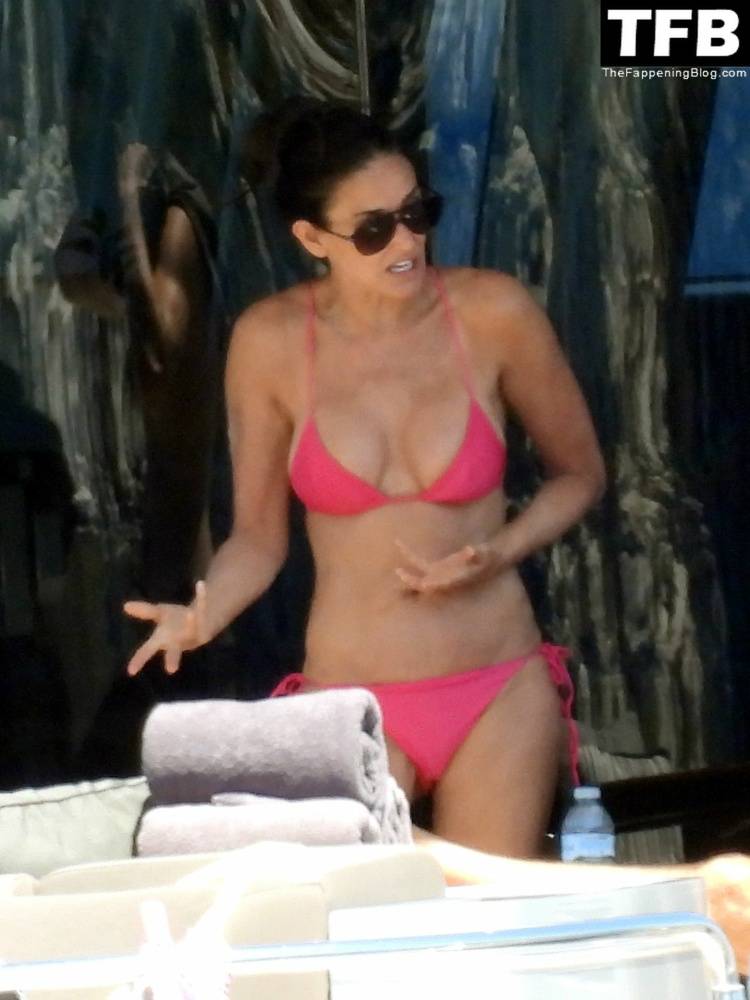 Demi Moore Looks Sensational at 59 in a Red Bikini on Vacation in Greece - #56
