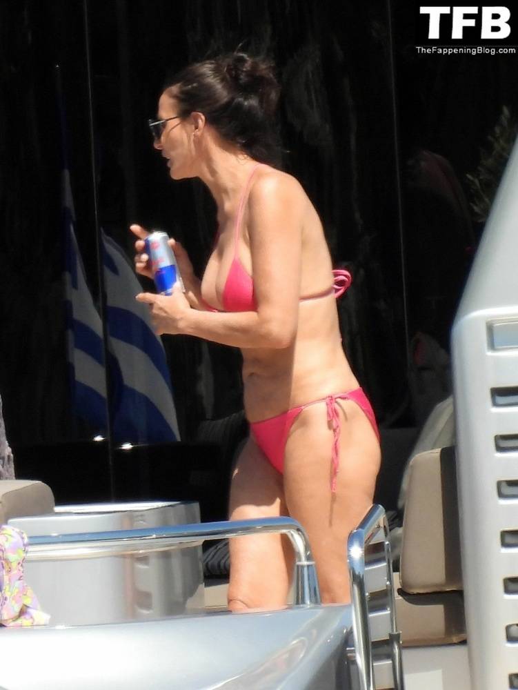 Demi Moore Looks Sensational at 59 in a Red Bikini on Vacation in Greece - #26