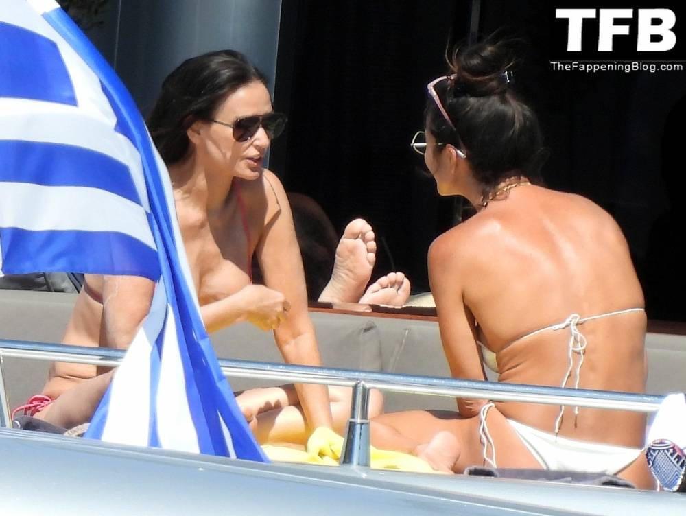 Demi Moore Looks Sensational at 59 in a Red Bikini on Vacation in Greece - #45
