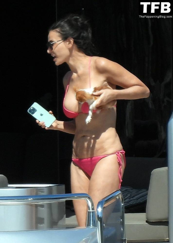 Demi Moore Looks Sensational at 59 in a Red Bikini on Vacation in Greece - #53