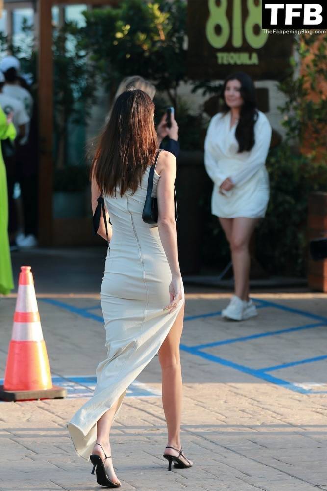 Kendall Jenner Arrives at Her 818 Tequila Event in a Radiant White Dress - #22