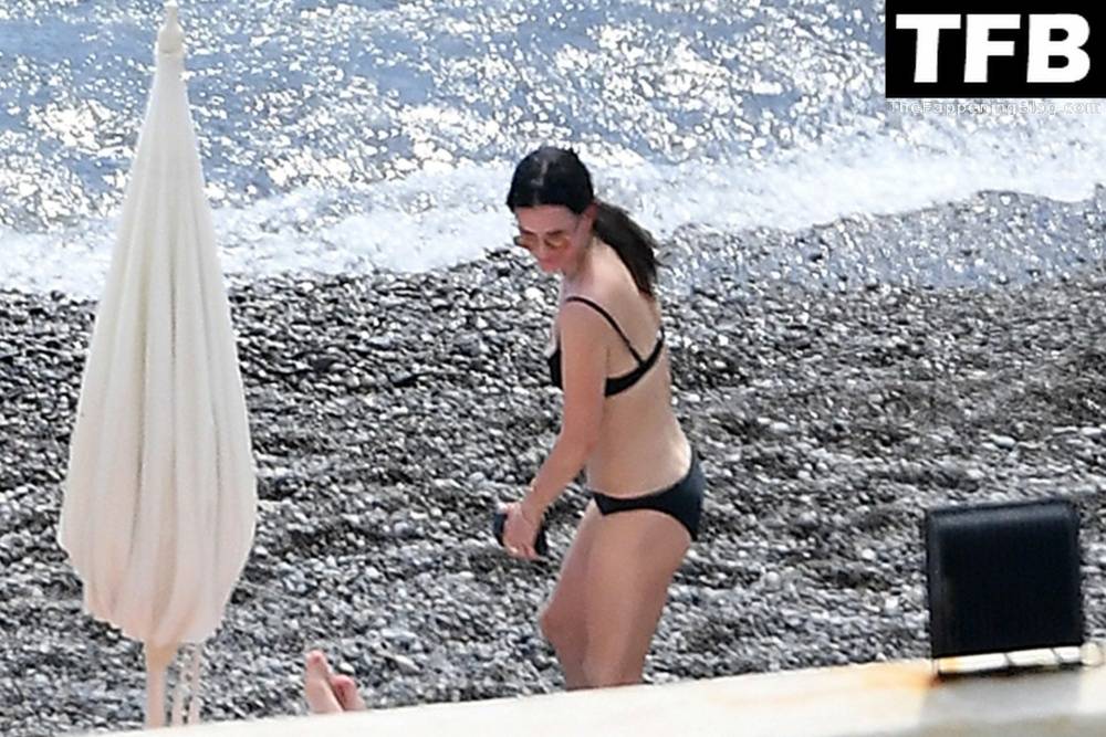 Courteney Cox Enjoys the Summer Holiday with Johnny McDaid in Positano - #55
