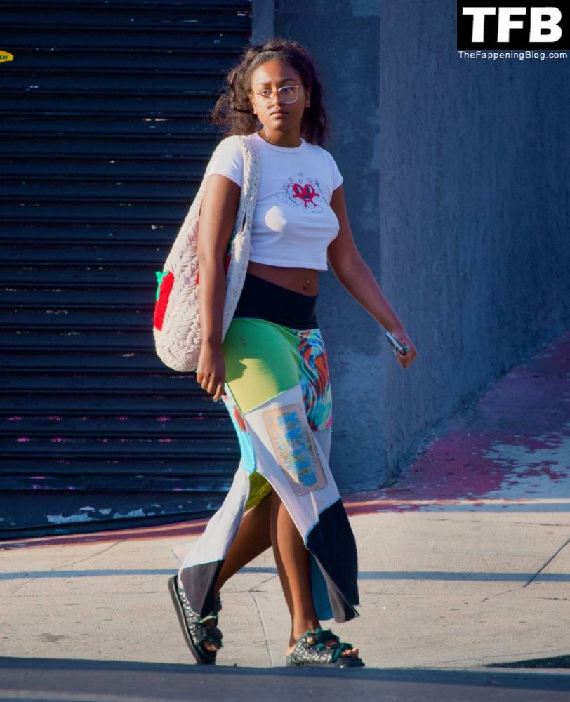 Sasha Obama Goes Braless in LA - #3