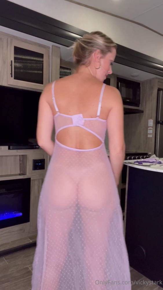 Vicky Stark Nude Sheer Nighty Try On Onlyfans Video Leaked - #10