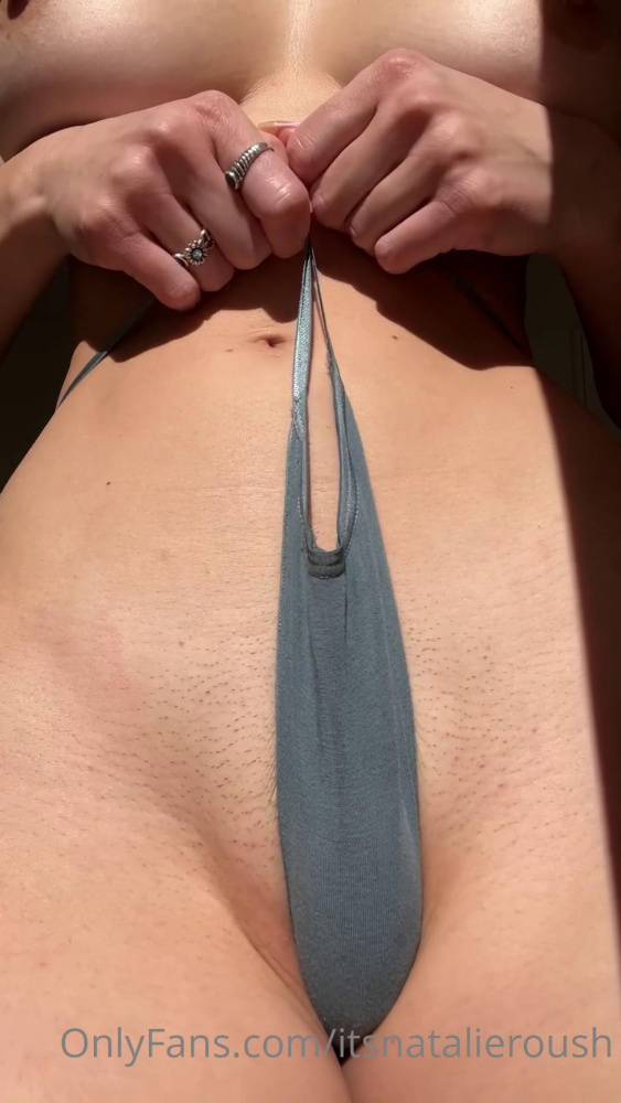 Natalie Roush Nude Topless G-String Haul Onlyfans Video Leaked - #14