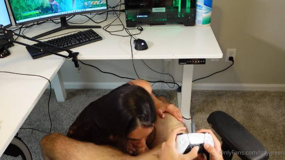 Full Video : Izzy Green Nude Video Game POV Blowjob OnlyFans - #6