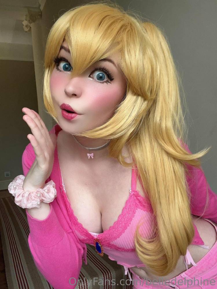 Belle Delphine Nude Princess Peach Cosplay Onlyfans Set Leaked - #4
