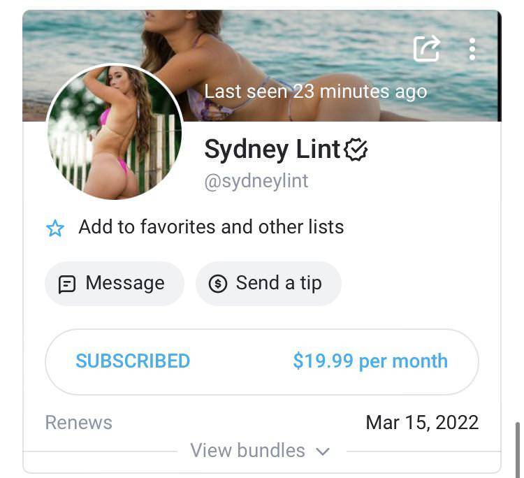 Sydney Lint Nude Onlyfans Leak! NEW - #52
