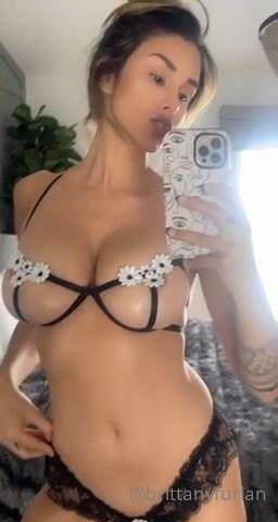 Brittany Furlan Lingerie Selfie Mirror Onlyfans Video Leaked - #2