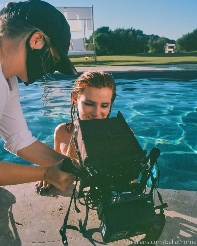 Bella Thorne Pool Bikini Onlyfans Set Leaked - #3