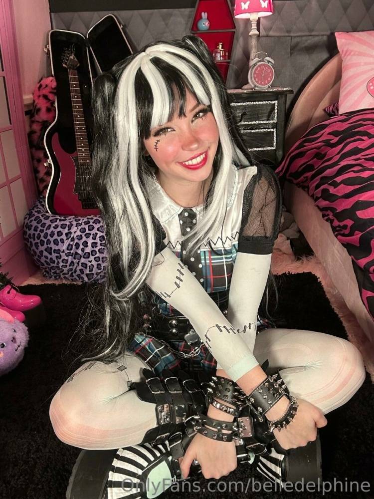 Belle Delphine Nude Frankie Stein Cosplay Onlyfans Set Leaked - #27