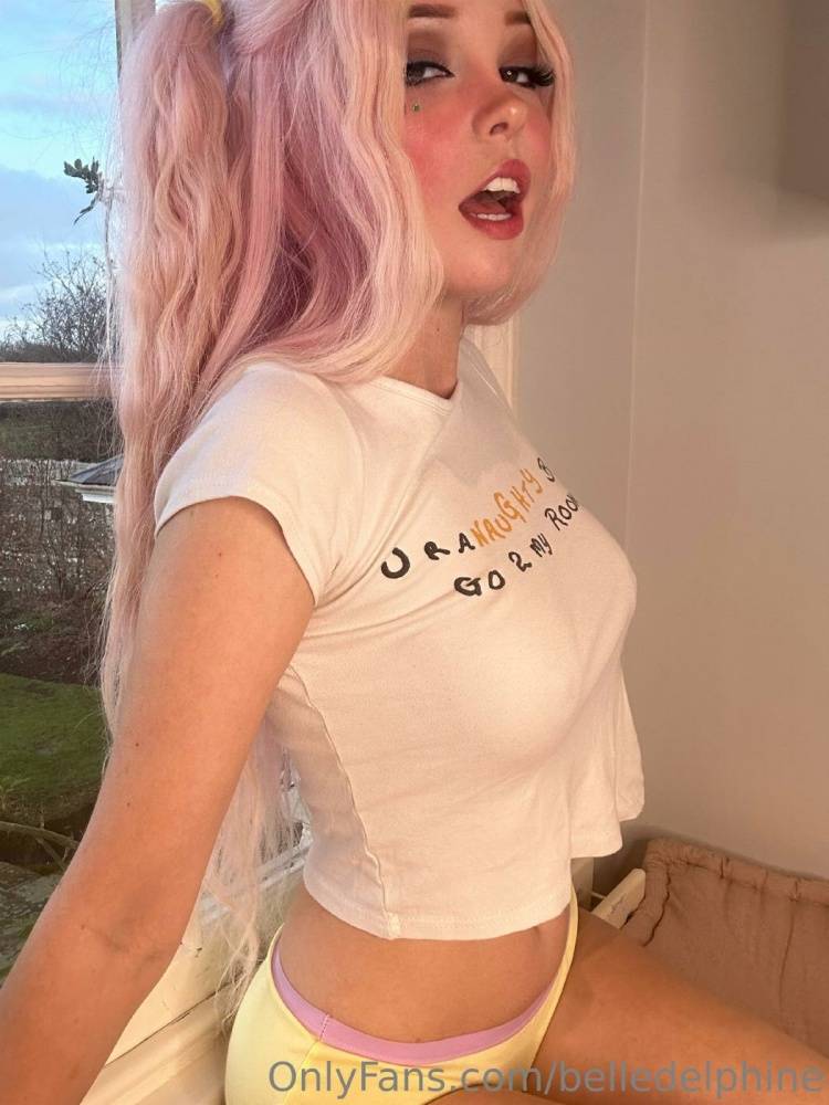 Belle Delphine Nude Naughty Wet T-Shirt Onlyfans Set Leaked - #17