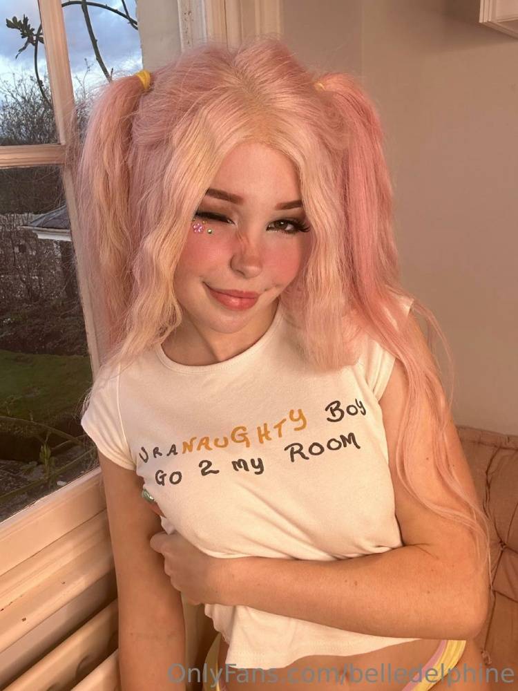 Belle Delphine Nude Naughty Wet T-Shirt Onlyfans Set Leaked - #1