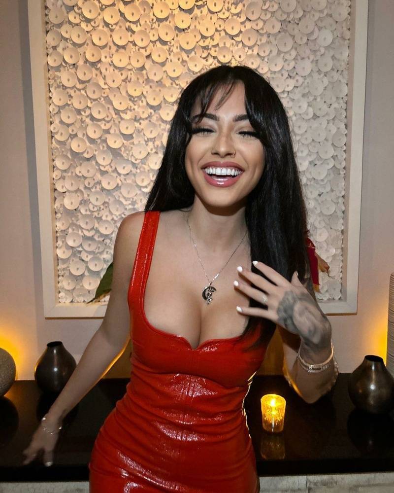 Malu Trevejo Sexy Leather Dress Onlyfans Set Leaked - #2