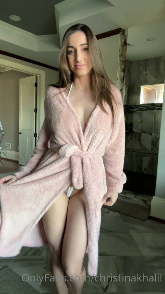 Christina Khalil Nude Shower Dildo Handjob PPV Onlyfans Video Leaked - #6