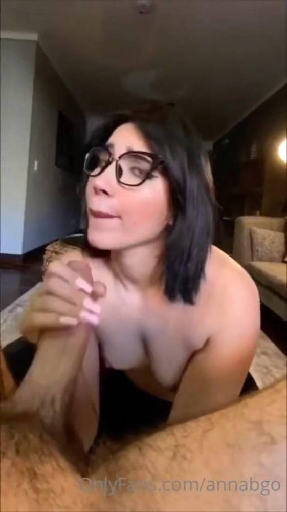 Annabgo Blowjob Nerd Role Play OnlyFans Video Leaked - #4
