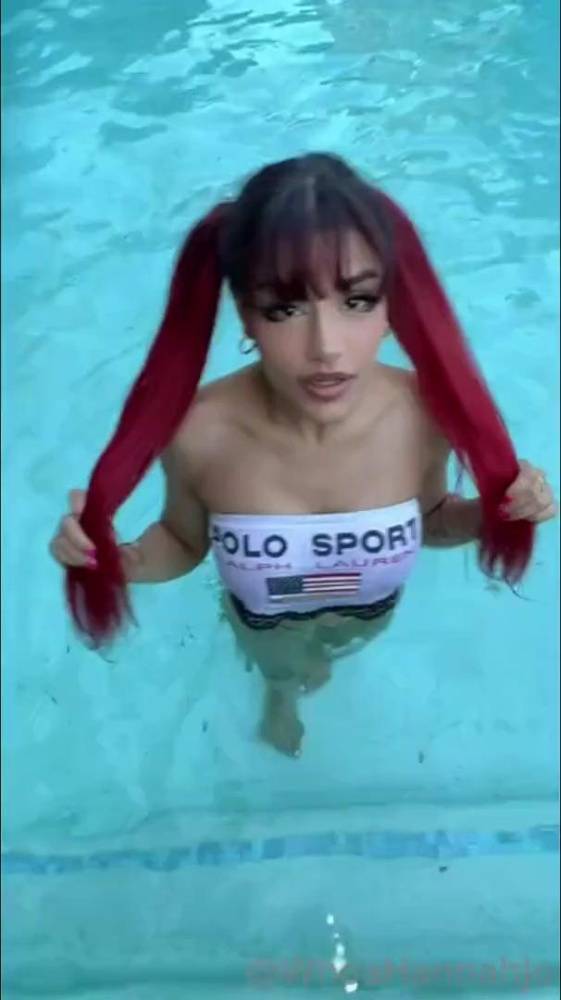 Hannah Jo Nude POV Pool Blowjob OnlyFans Video Leaked - #9