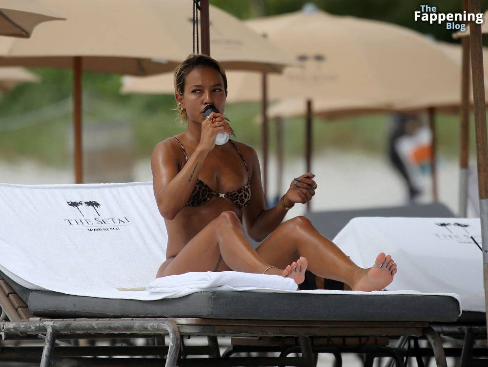 Karrueche Tran Shows Off Her Sexy Bikini Body on the Beach in Miami (87 Photos) - #15