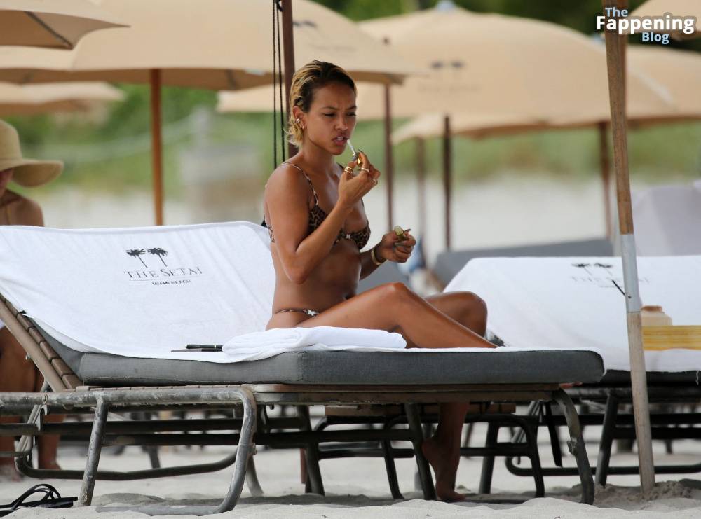 Karrueche Tran Shows Off Her Sexy Bikini Body on the Beach in Miami (87 Photos) - #23