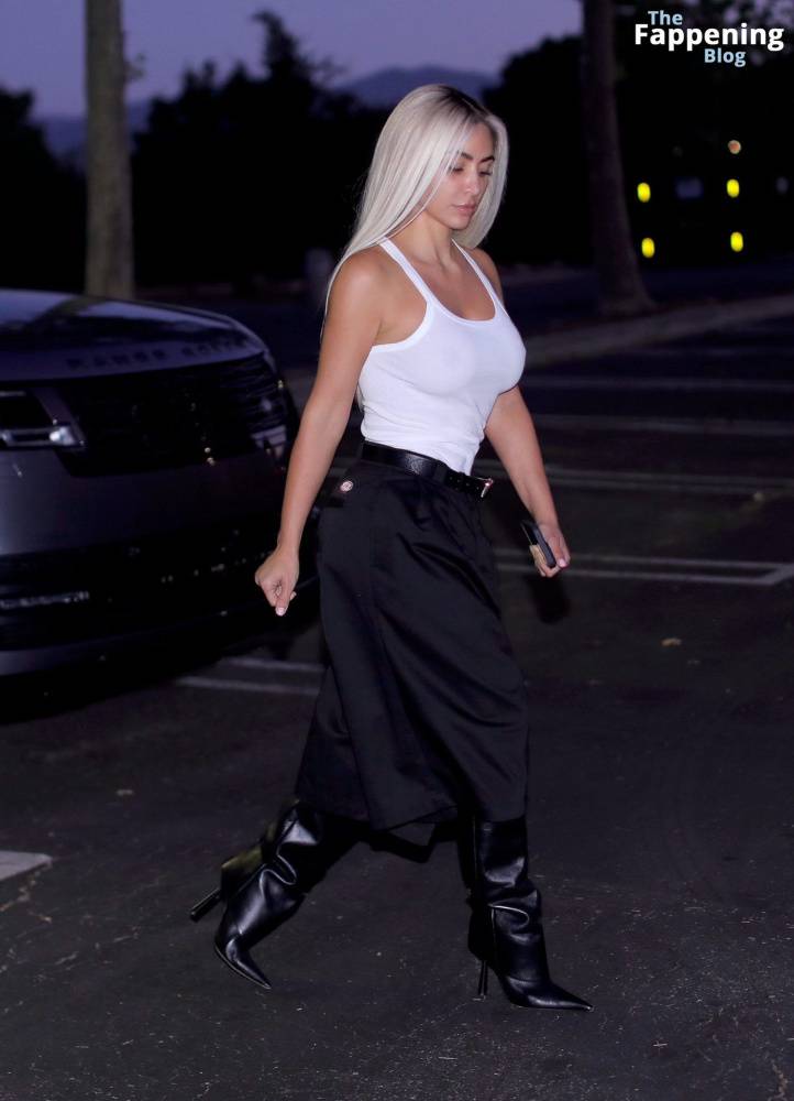 Kim Kardashian Wears Fashionable Pants and Chic Look as She Attends Late Meeting in LA (21 Photos) - #6