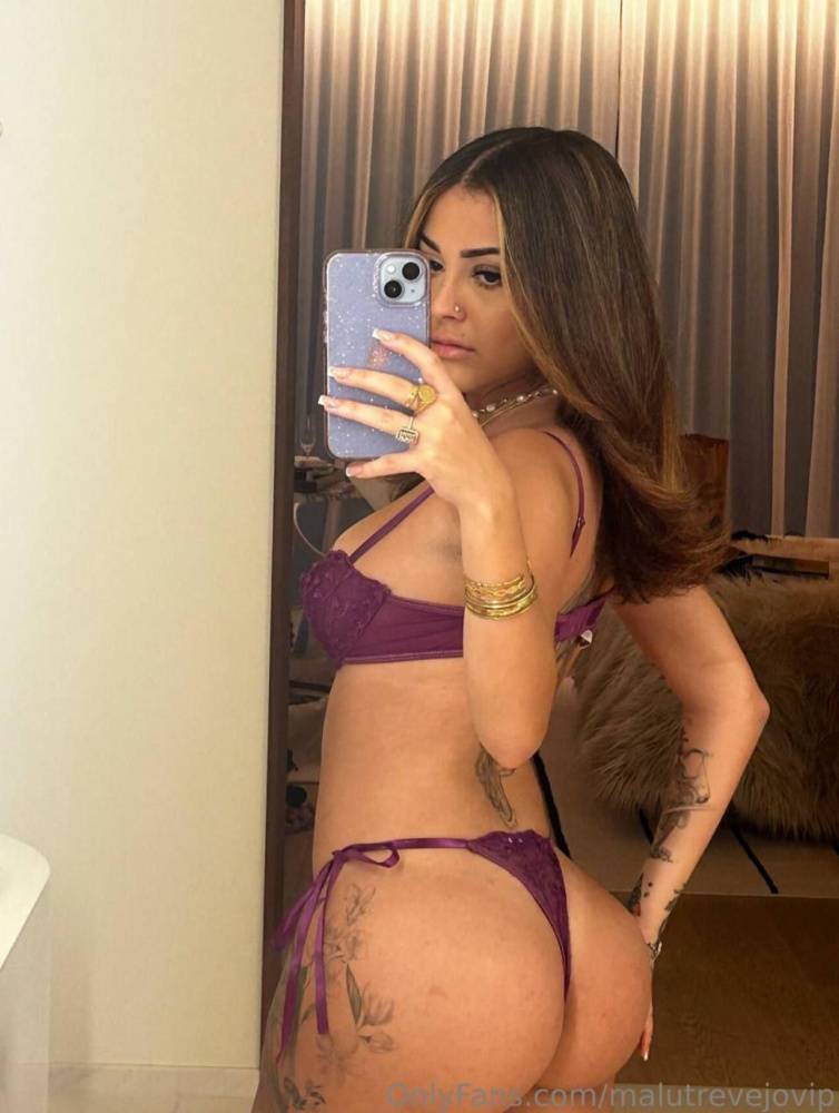 Malu Trevejo Sexy Lingerie Bed Onlyfans Set Leaked - #8