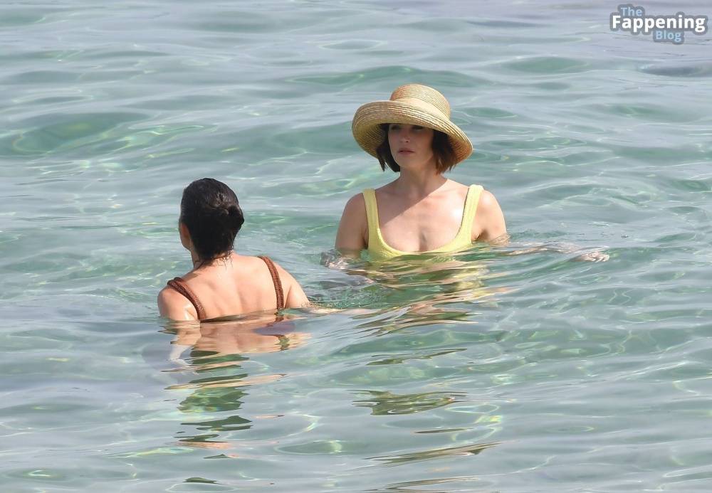 Gemma Arterton Shows Off Her Toned Physique in a Yellow Swimsuit (39 Photos) - #30