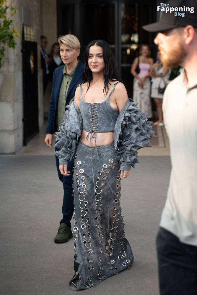 Braless Katy Perry Leaves Crillon Hotel For Dinner in Paris (120 Photos) - #87