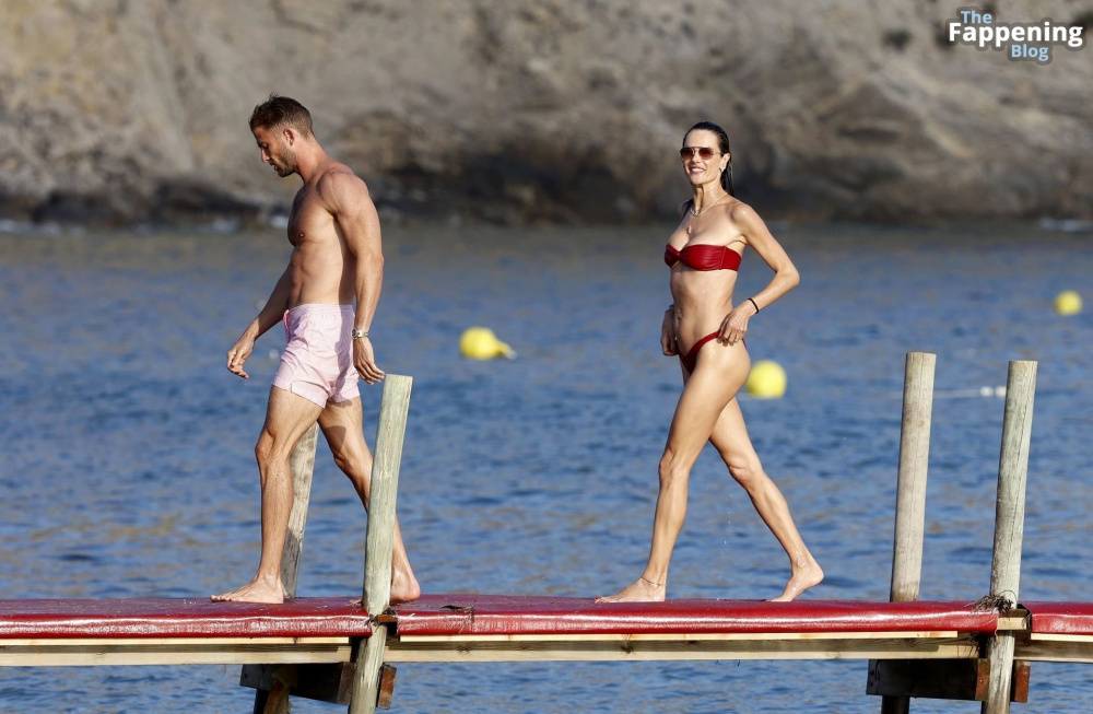 Alessandra Ambrosio is Seen with Alexander Smurfit Enjoying a Swim Together in Ibiza (39 Photos) - #26