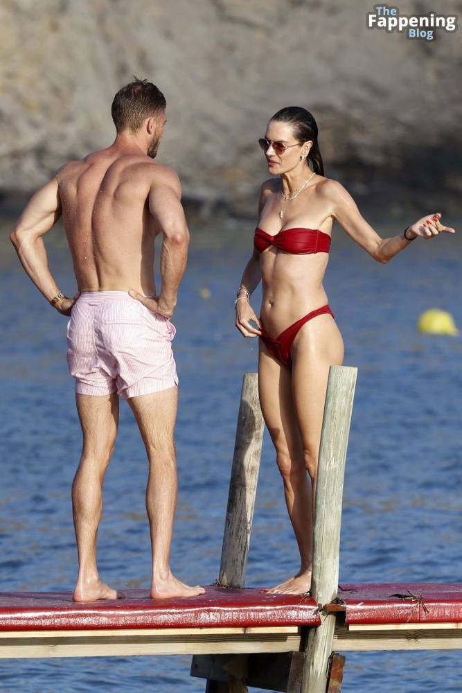 Alessandra Ambrosio is Seen with Alexander Smurfit Enjoying a Swim Together in Ibiza (39 Photos) - #11