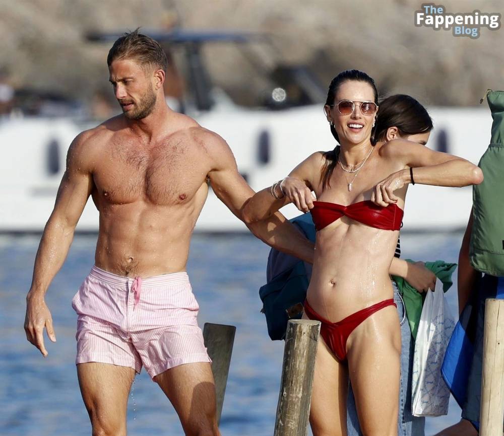 Alessandra Ambrosio is Seen with Alexander Smurfit Enjoying a Swim Together in Ibiza (39 Photos) - #1