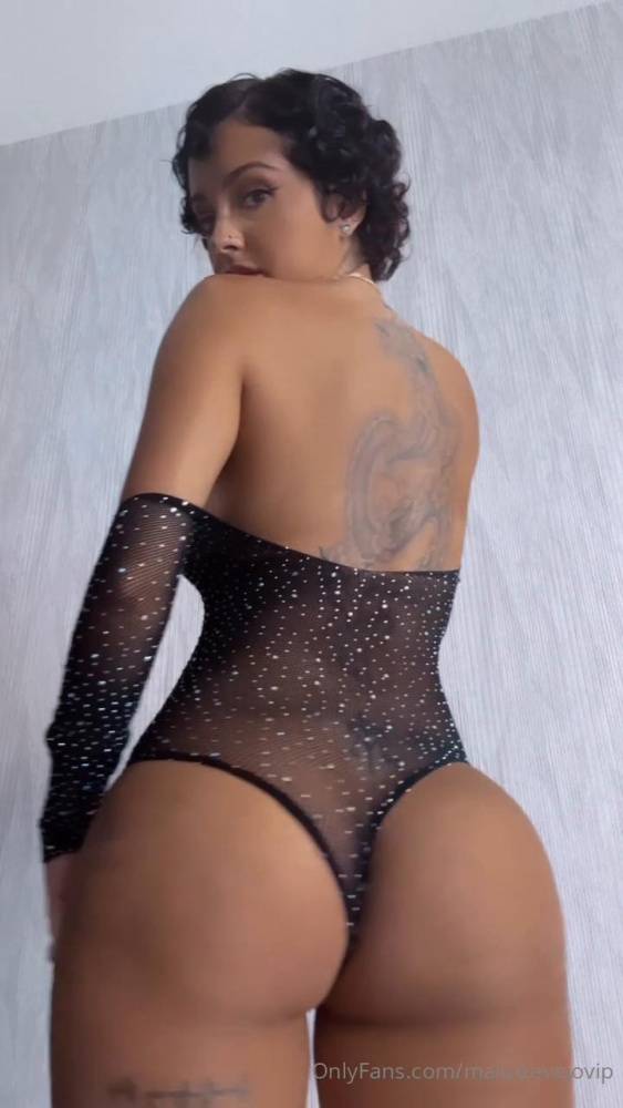 Malu Trevejo Mesh Bodysuit Twerking Onlyfans Video Leaked - #2